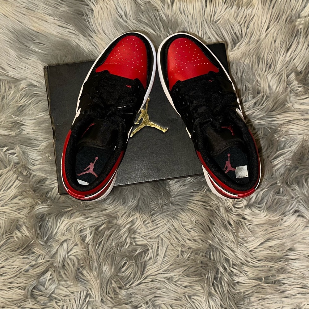 Jordan Red and Black Sneakers with Iconic Style
